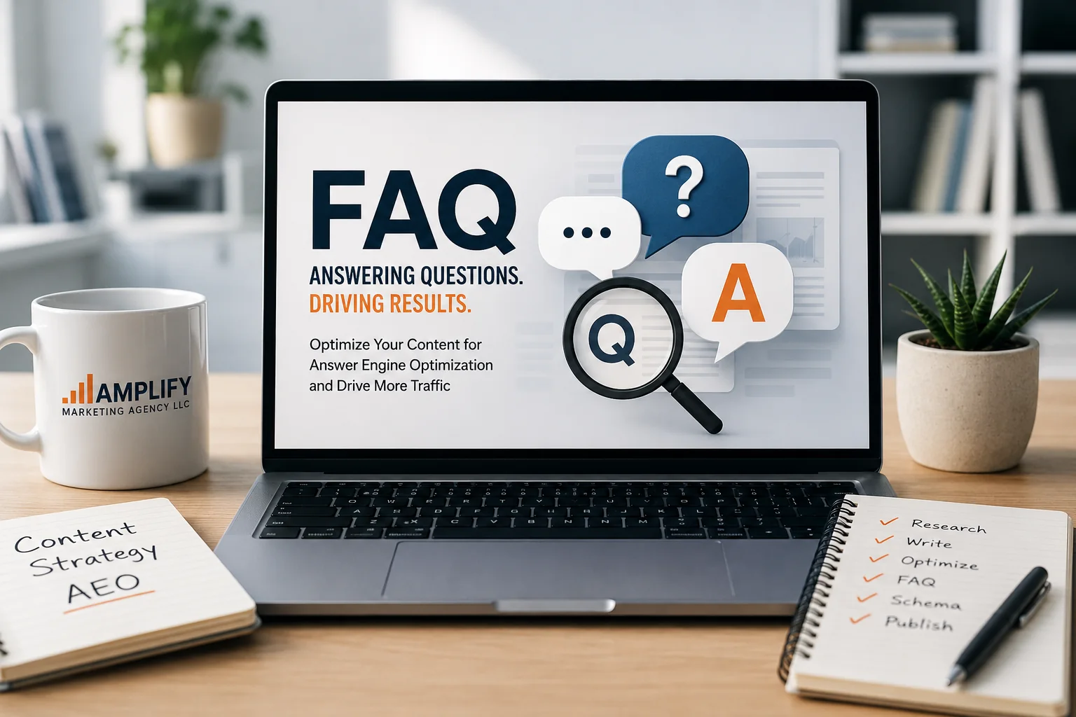 FAQ sections for answer engine optimization
