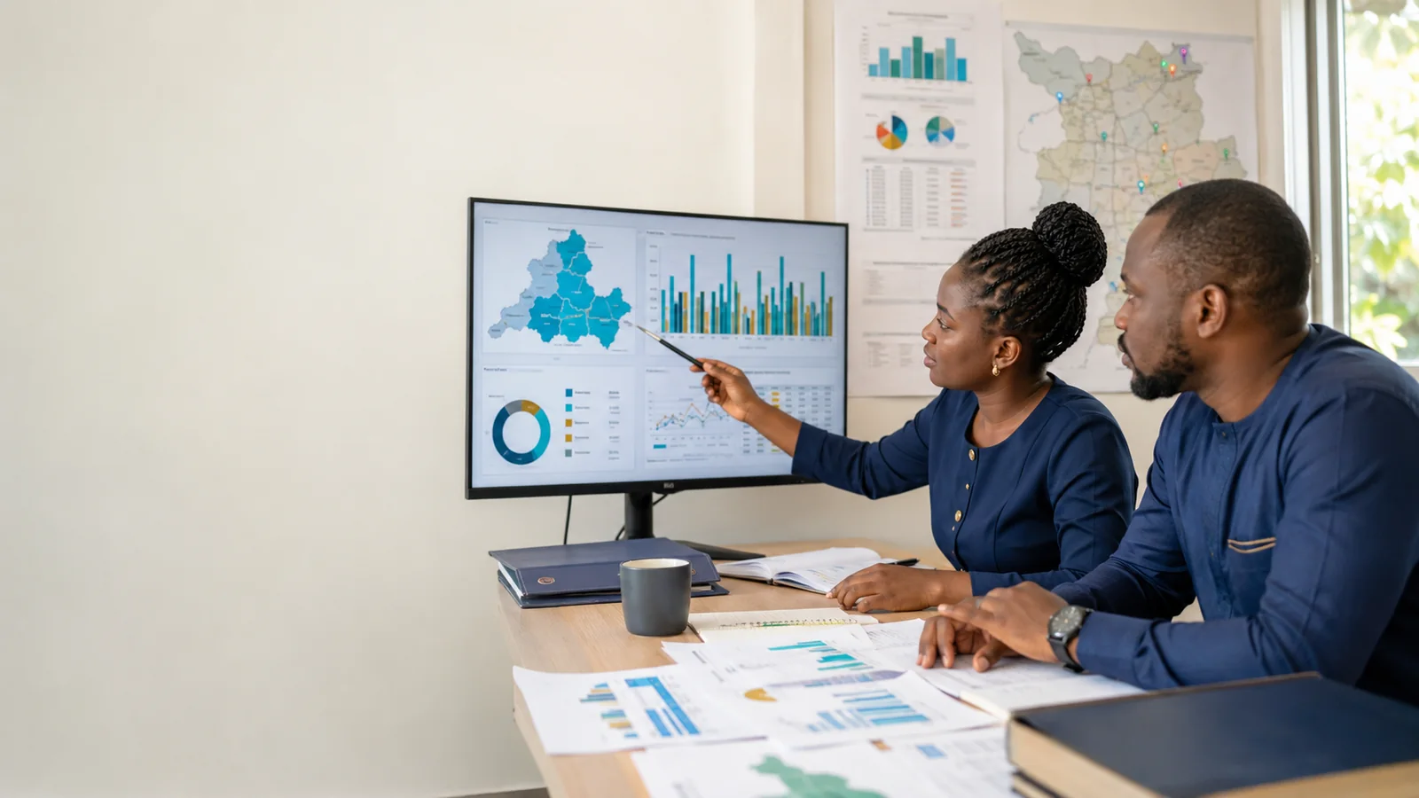 Public-health data team translating routine health data into actionable intelligence